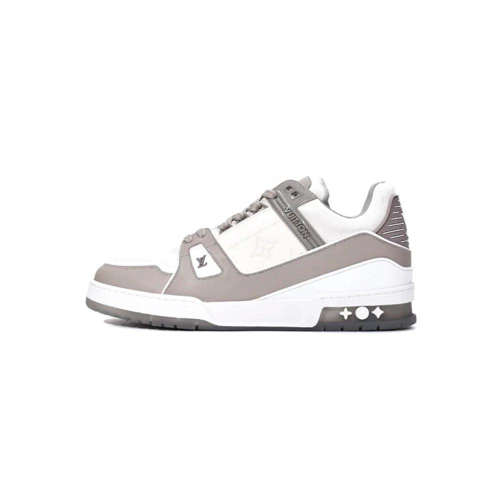 LOUIS VUITTON Trainer Grey White
