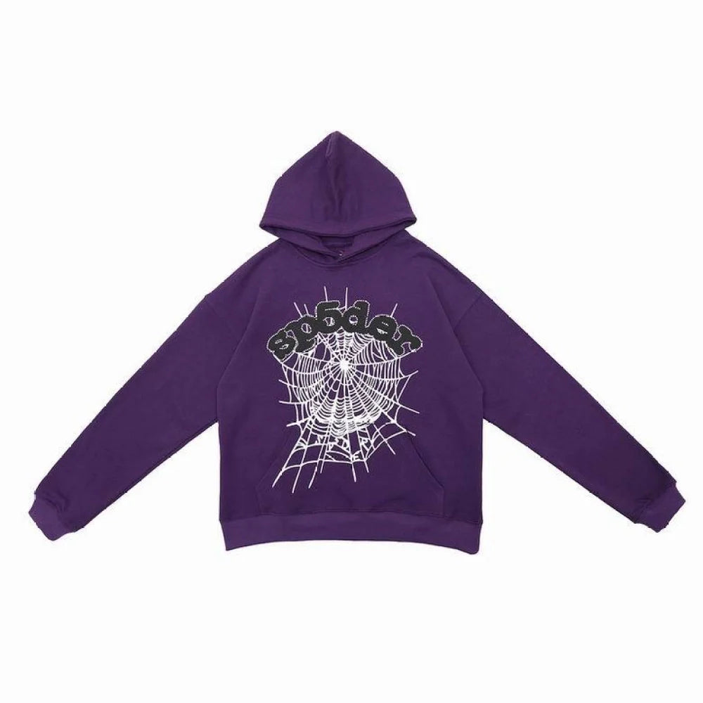 Sp5der Hoodie Purple