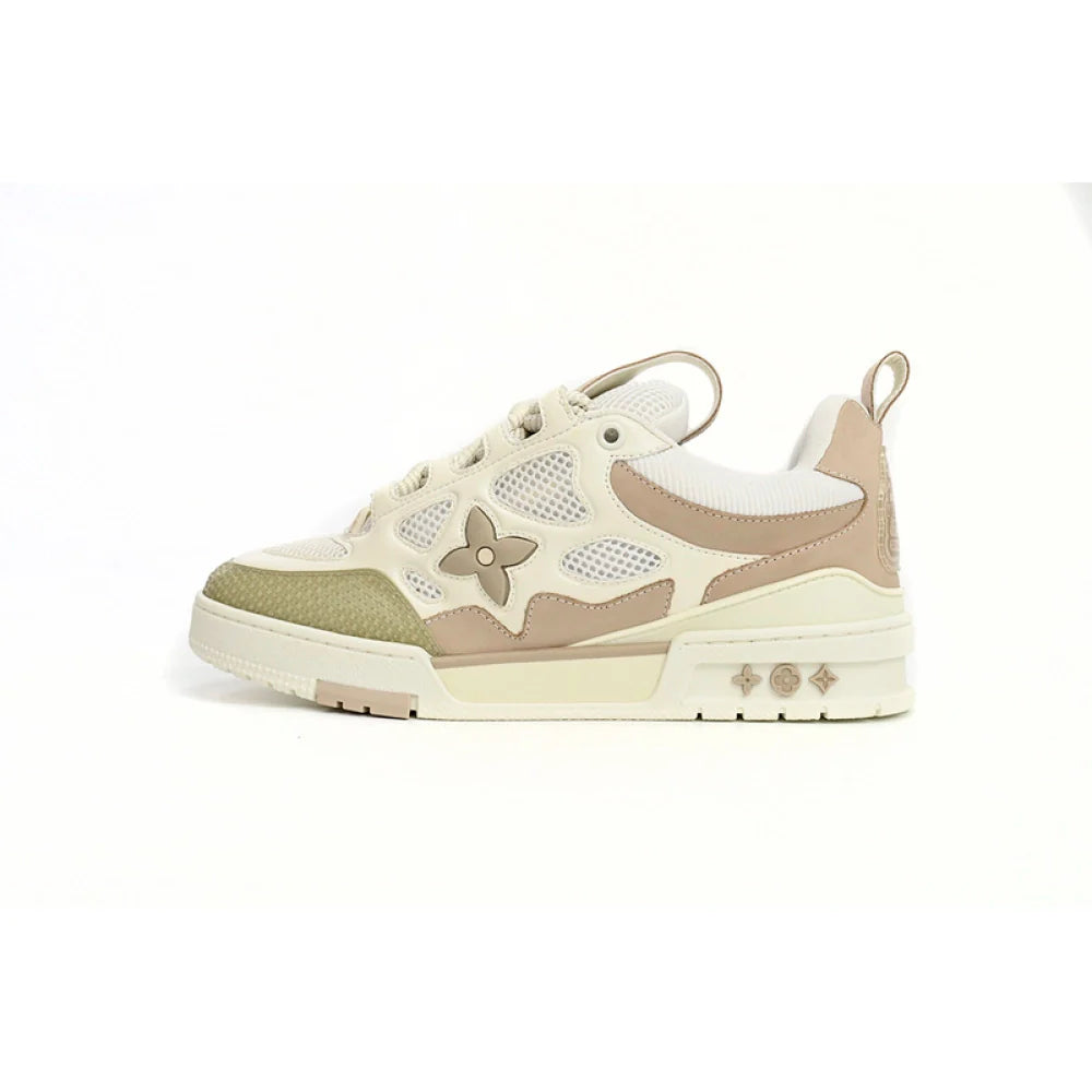 LOUIS VUITTON Skate Sneaker Beige White