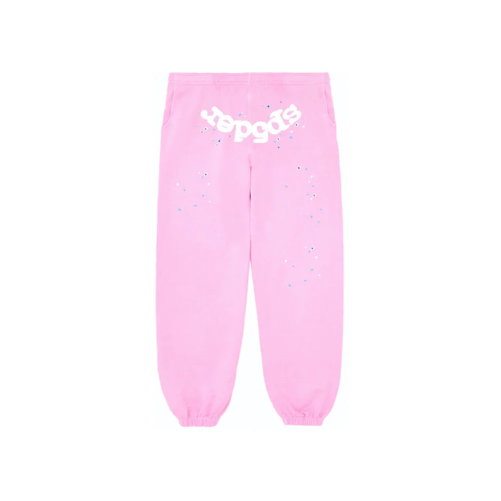 Sp5der pink Sweatpants