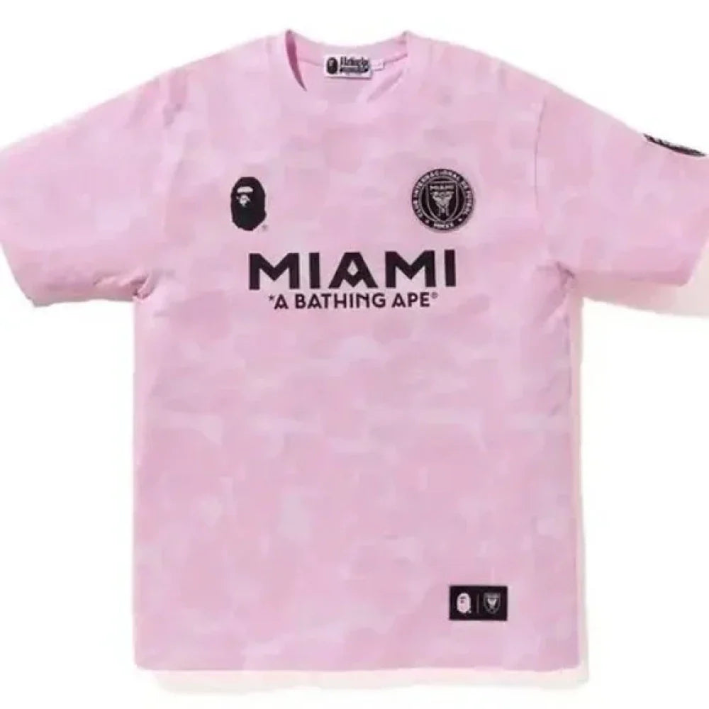 BAPE x Inter Miami CF Camo Tee Pink