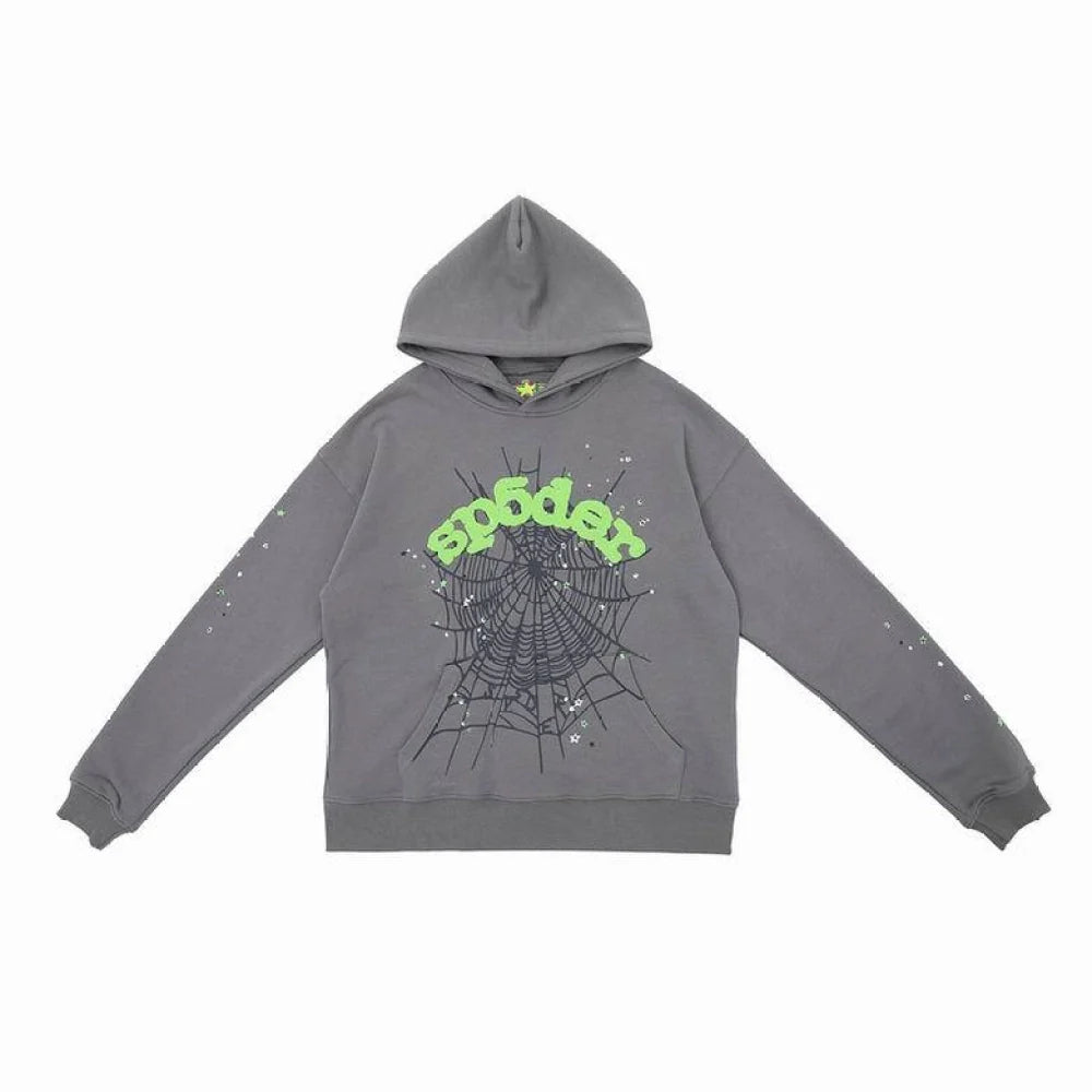Sp5der Hoodie Grey