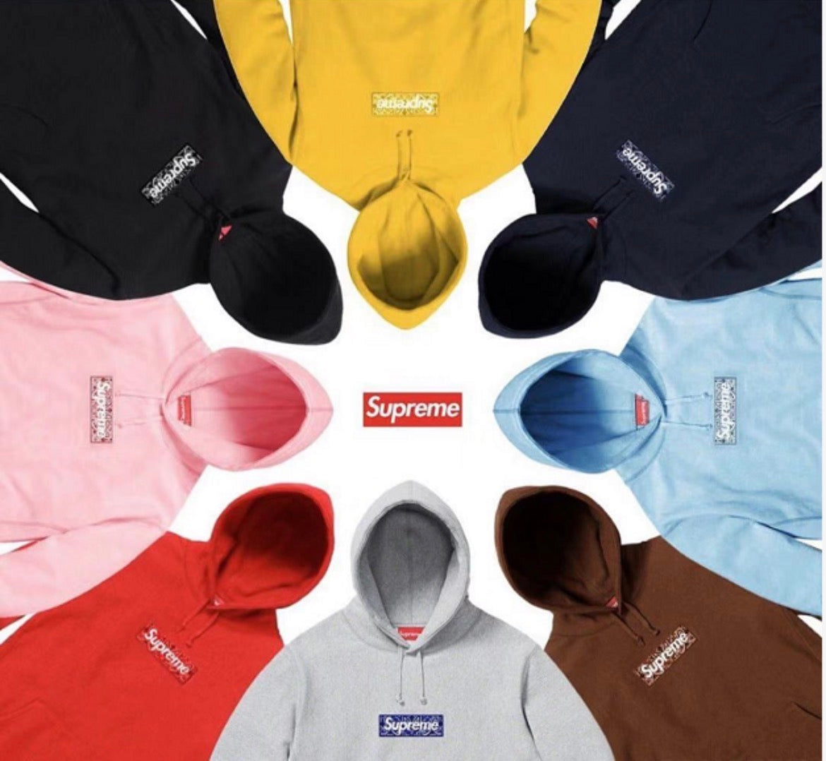 Supreme Bandanna Hoodies