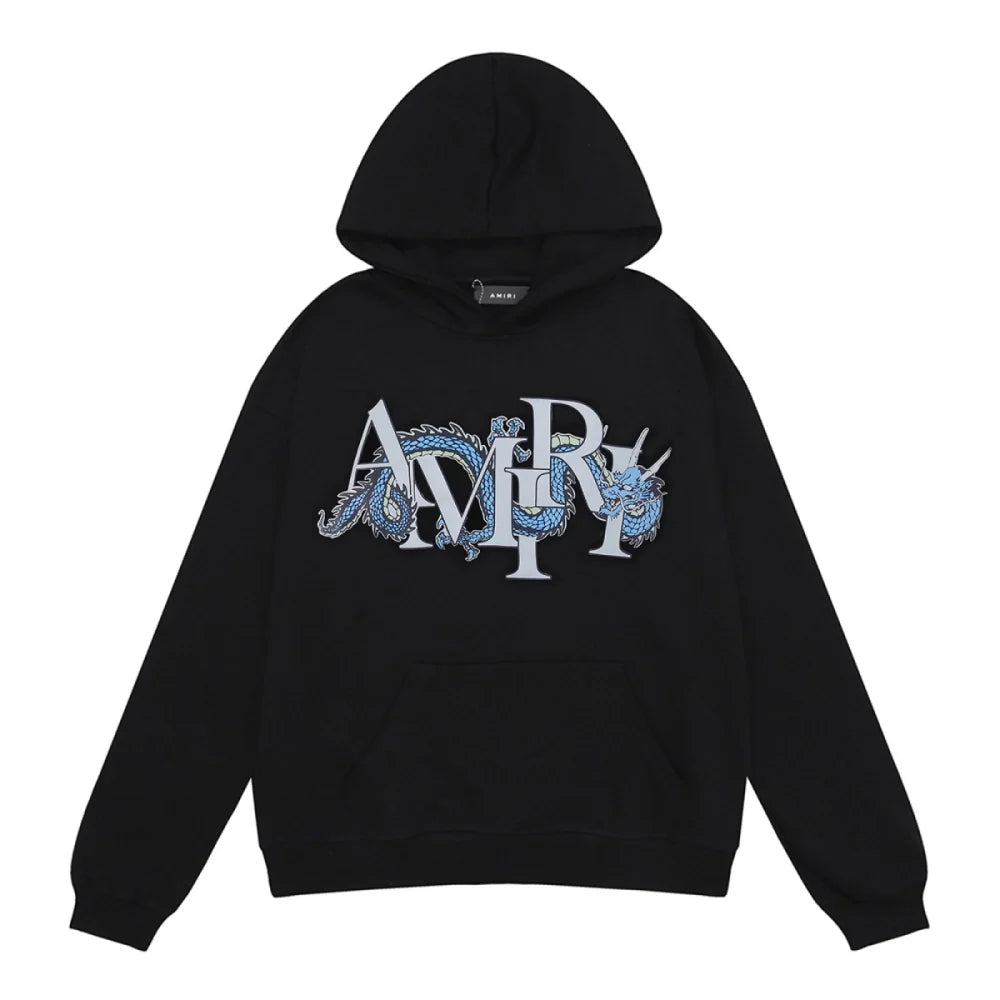 AMIRI CNY Dragon Hoodie Black/White