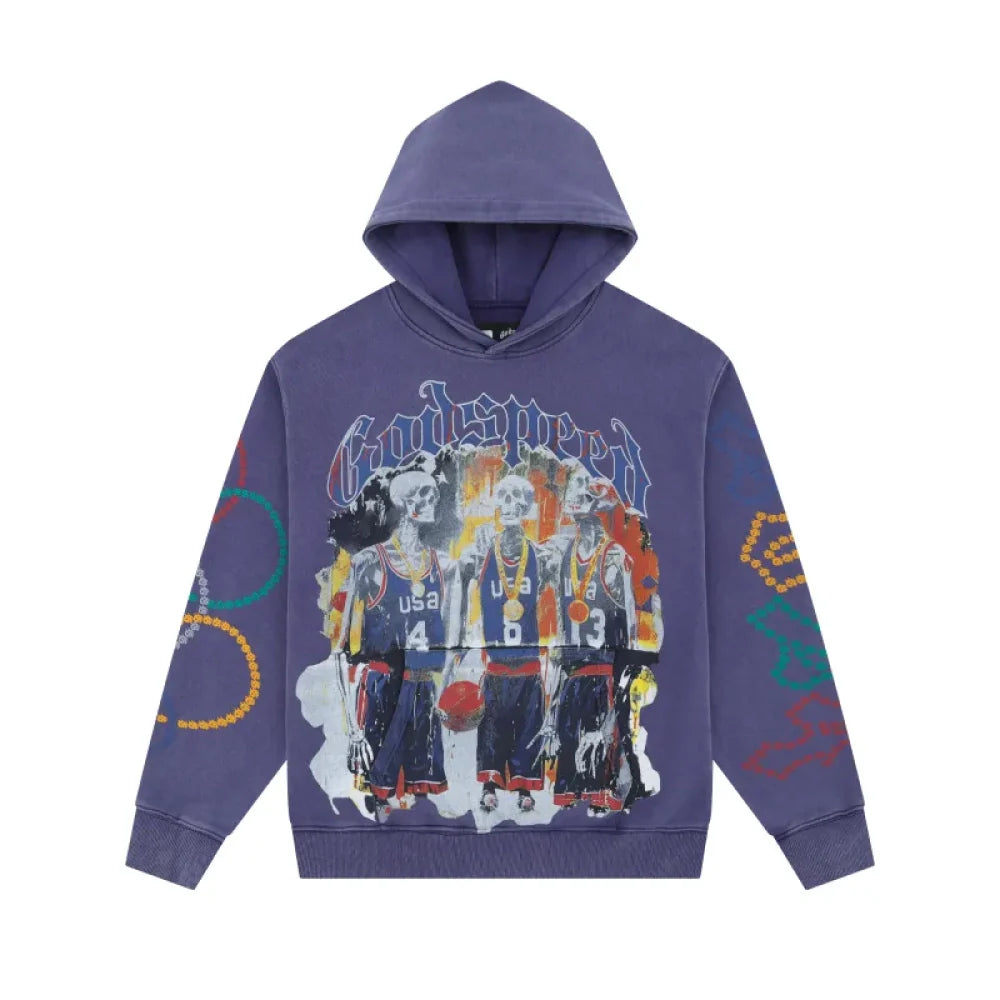 Godspeed Dream Team 24 Hoodie Navy Wash