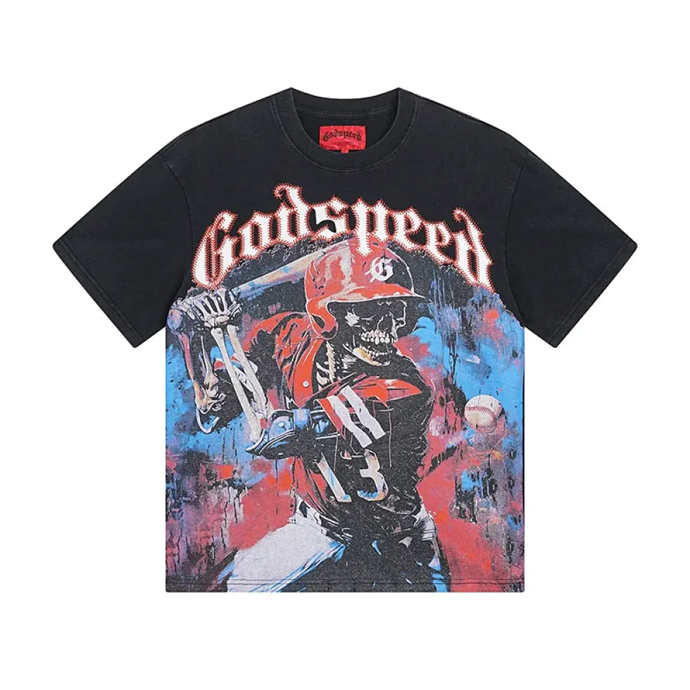 Godspeed Grandslam T-shirt #1017 Black Wash