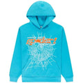 Sp5der Punk V2 Cyan Hoodie