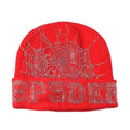 Sp5der Web Beanie Red